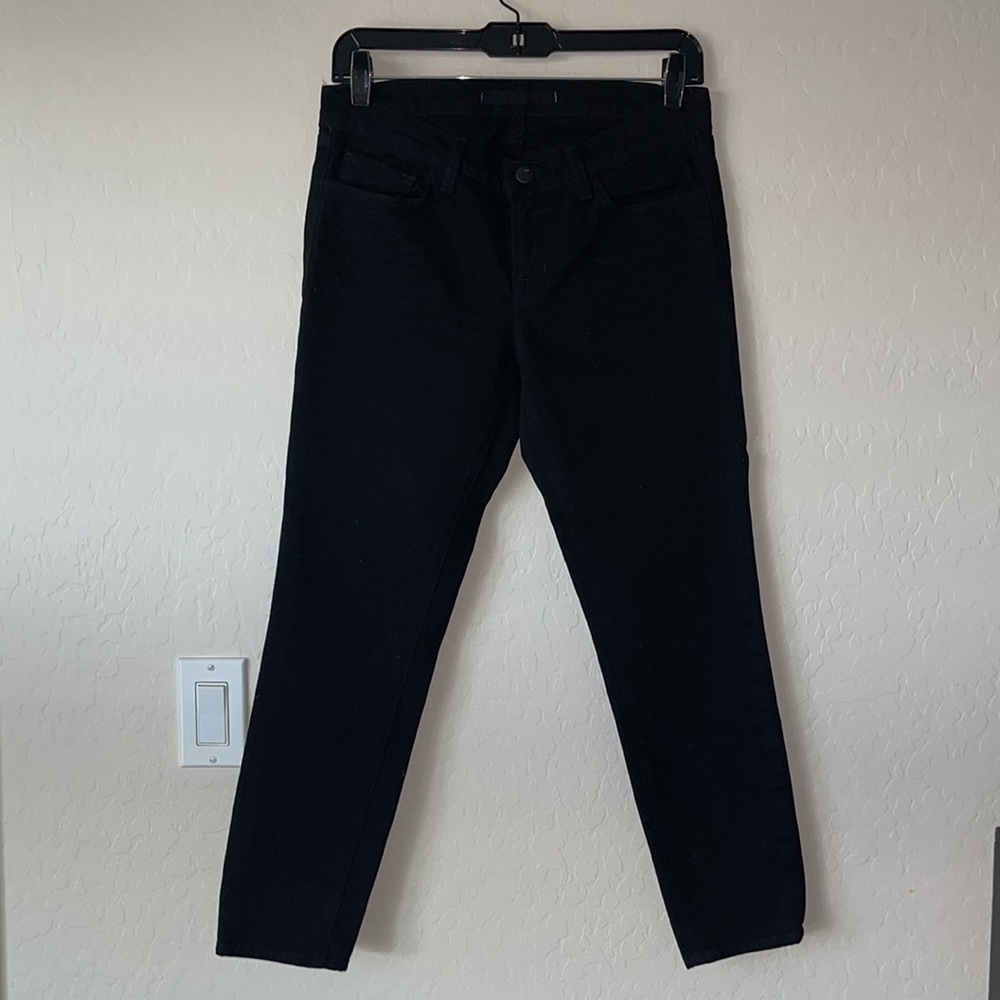 J BRAND JETT JEANS SIZE 28 Style# 3935U388 Black Ankle Cropped